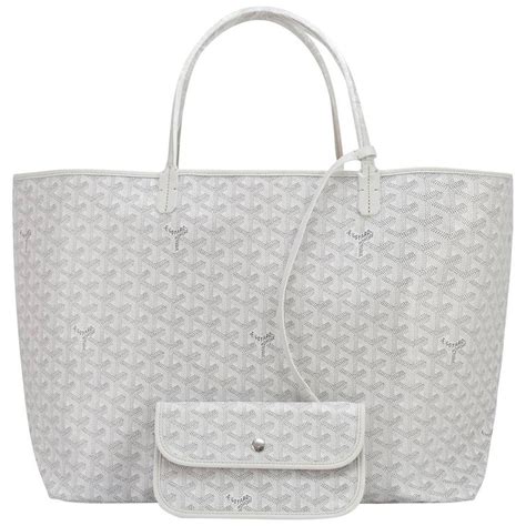 goyard white bag|Goyard bag white lotus.